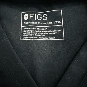 Figs core one pocket scrub top size 3x